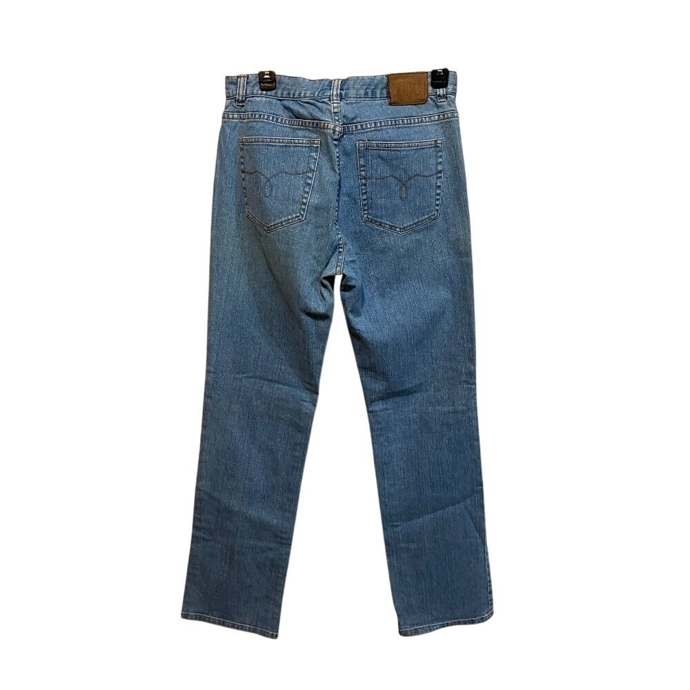 Lauren Jeans Co. Premium Women's Classic Straight Jeans Size‎ 8 Light Wash